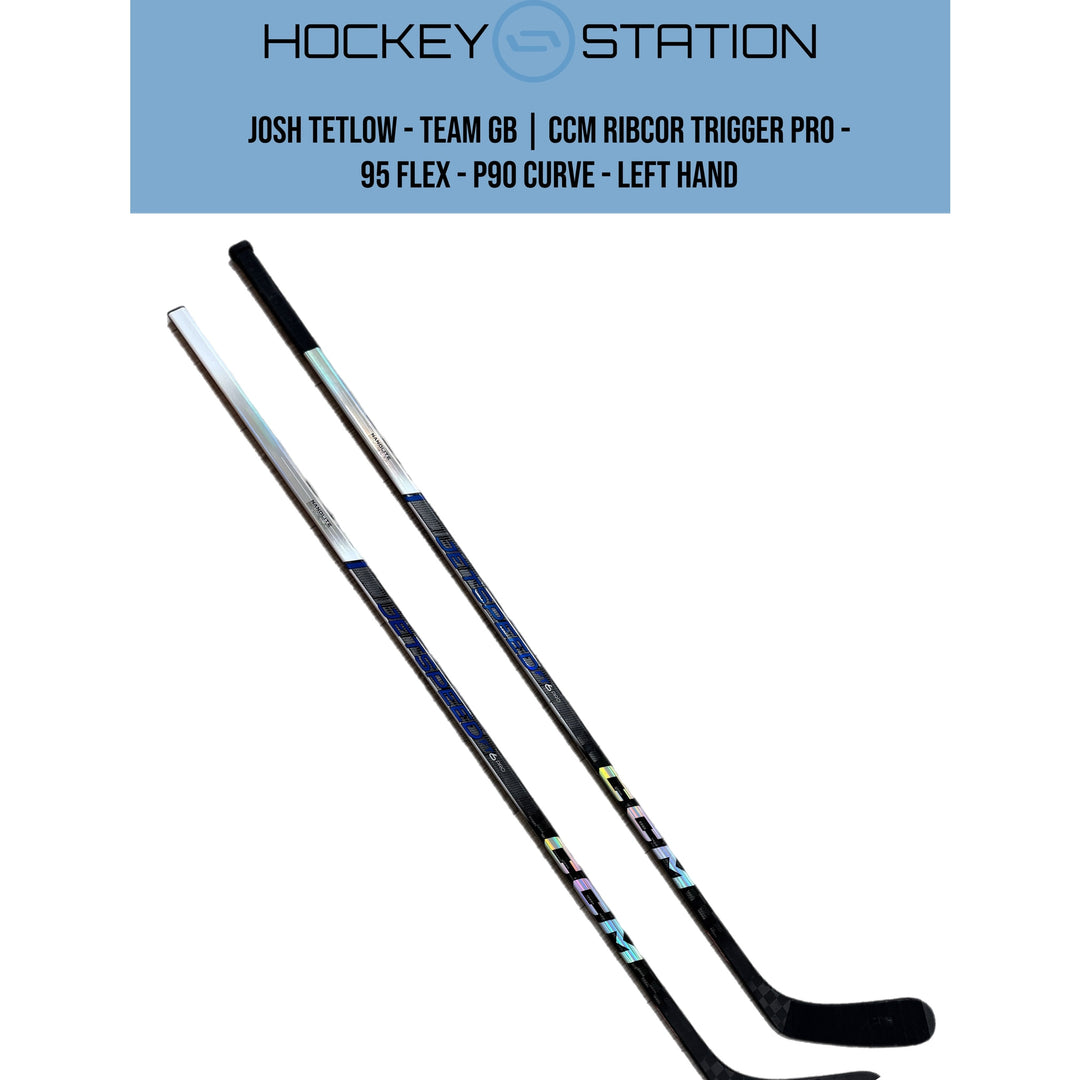 Josh Tetlow - Team GB | CCM Ribcor Trigger Pro - 95 Flex - P90 Curve - Left Hand