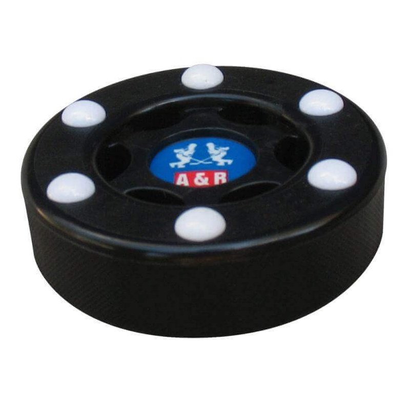 A&R Black Inline Hockey Puck
