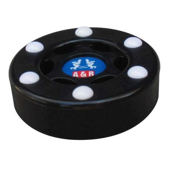 A&R Black Inline Hockey Puck