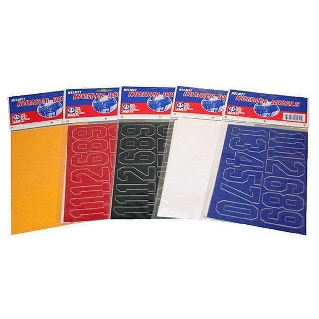 A&R Helmet Numbers/Decals