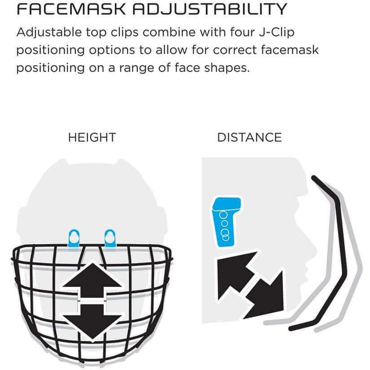 Bauer Prodigy Hockey Helmet With Cage - Youth