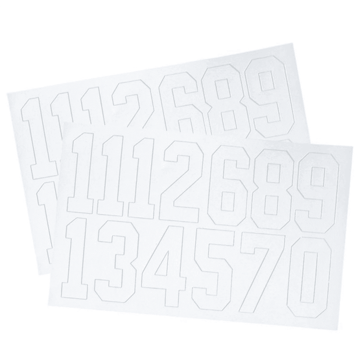 A&R Helmet Numbers/Decals