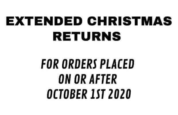 Extended Christmas Returns