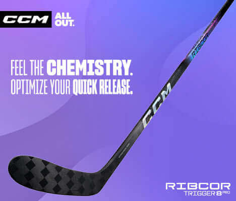 Feel the chemistry with the CCM Trigger 8 Pro Ice Hockey Stick 🏒