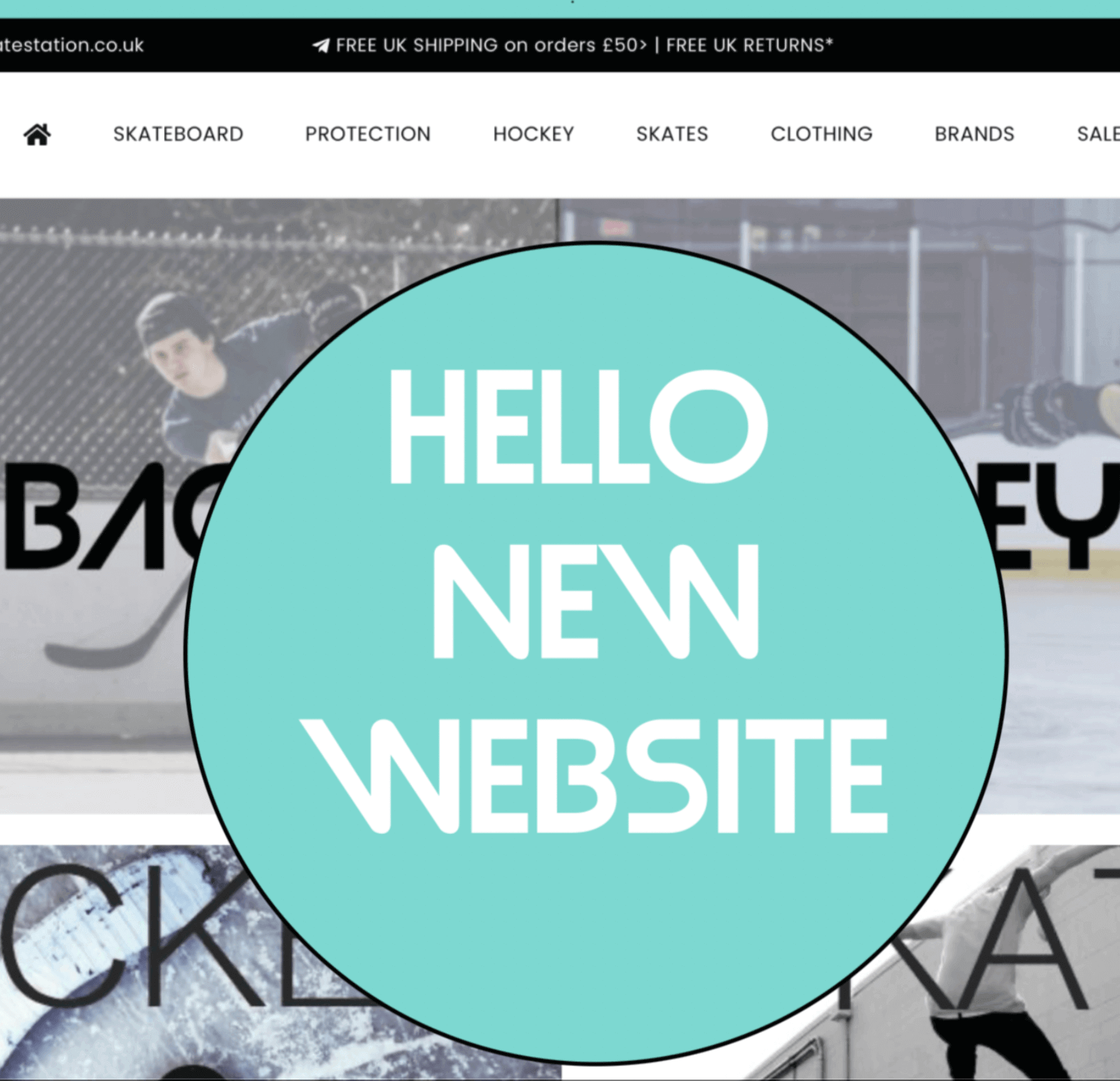 Say HELLO to our new website...