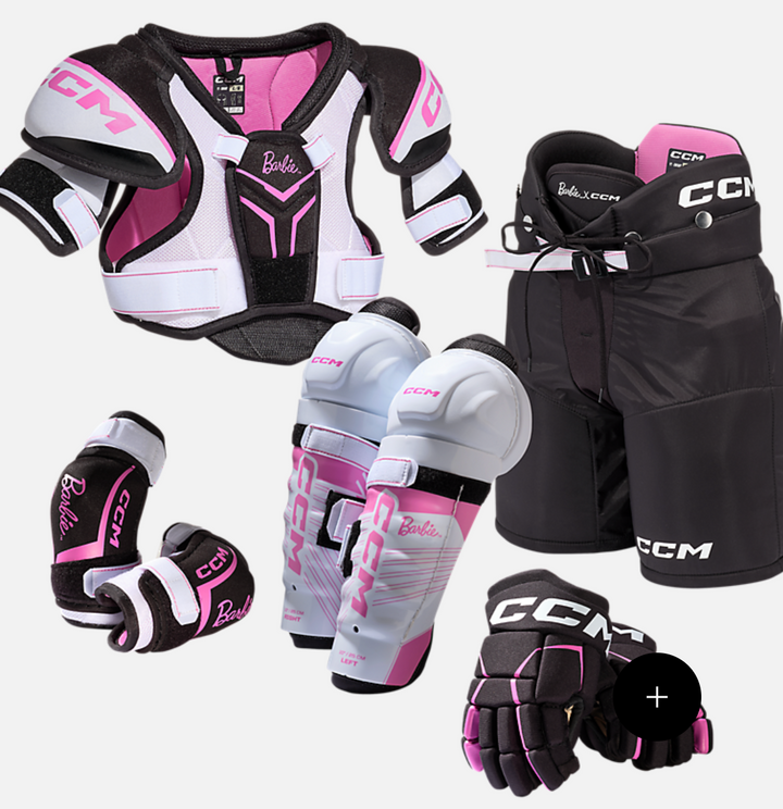 Barbie x CCM Youth Protective Kit