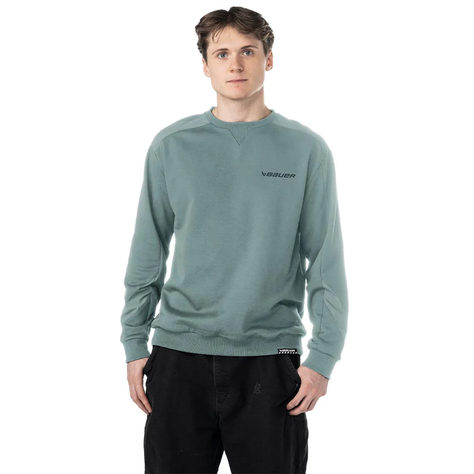Bauer Knit Woven Crew