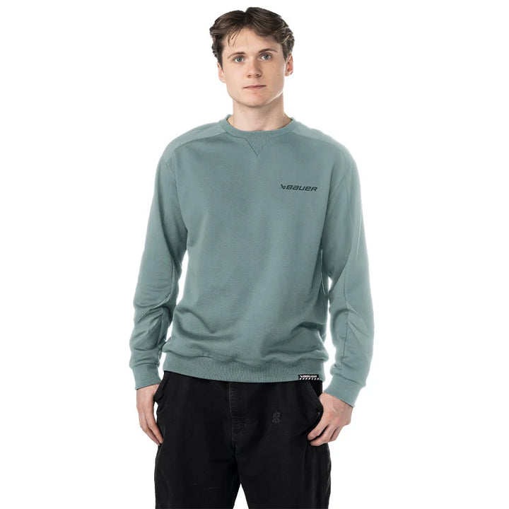Bauer Knit Woven Crew