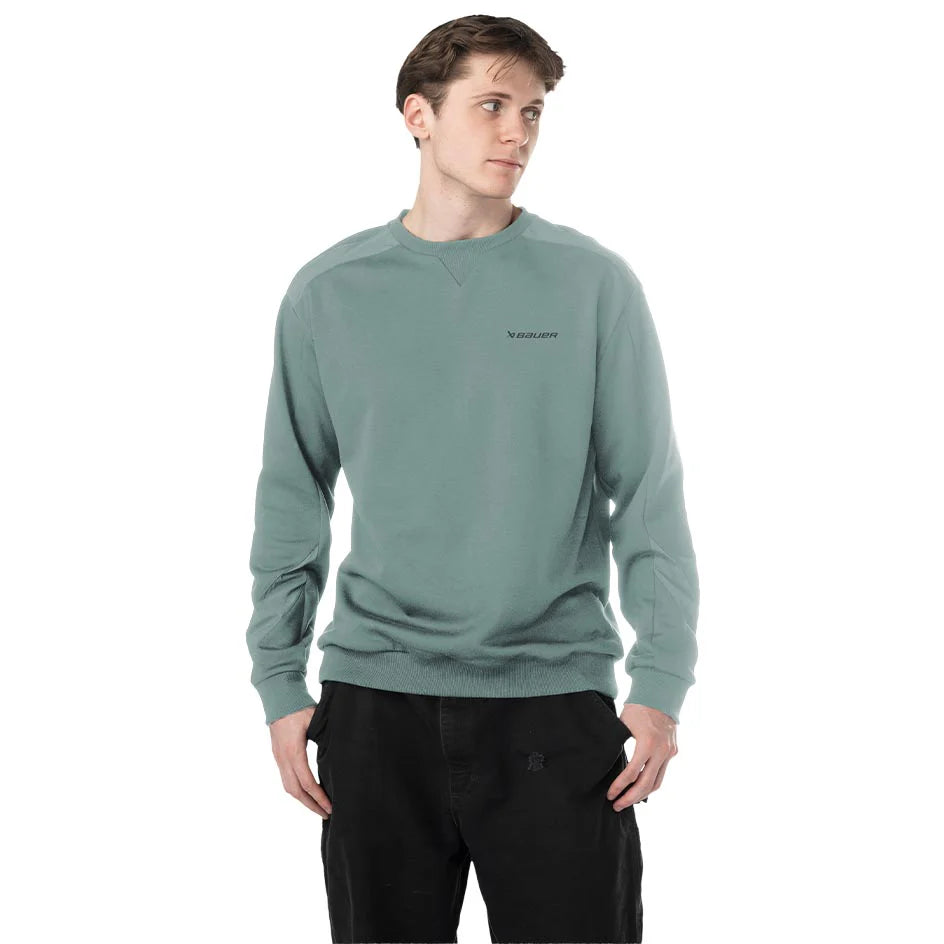 Bauer Knit Woven Crew