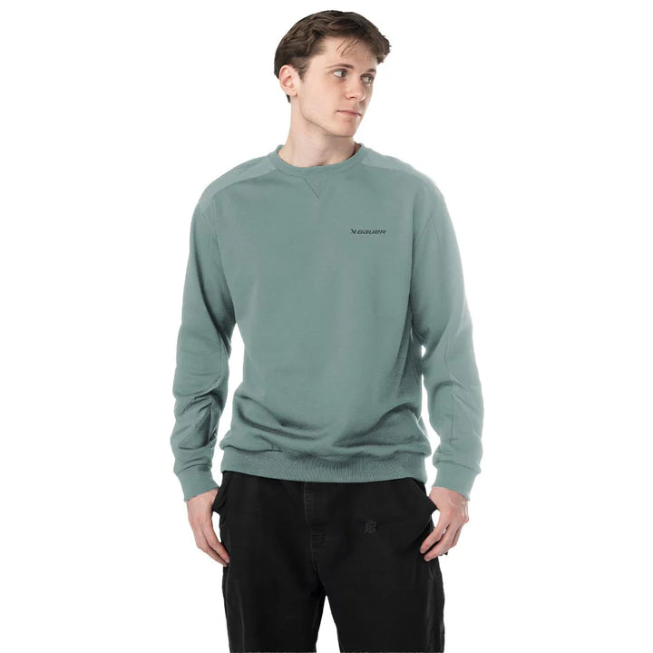 Bauer Knit Woven Crew