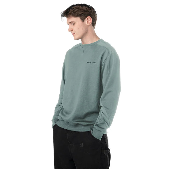 Bauer Knit Woven Crew