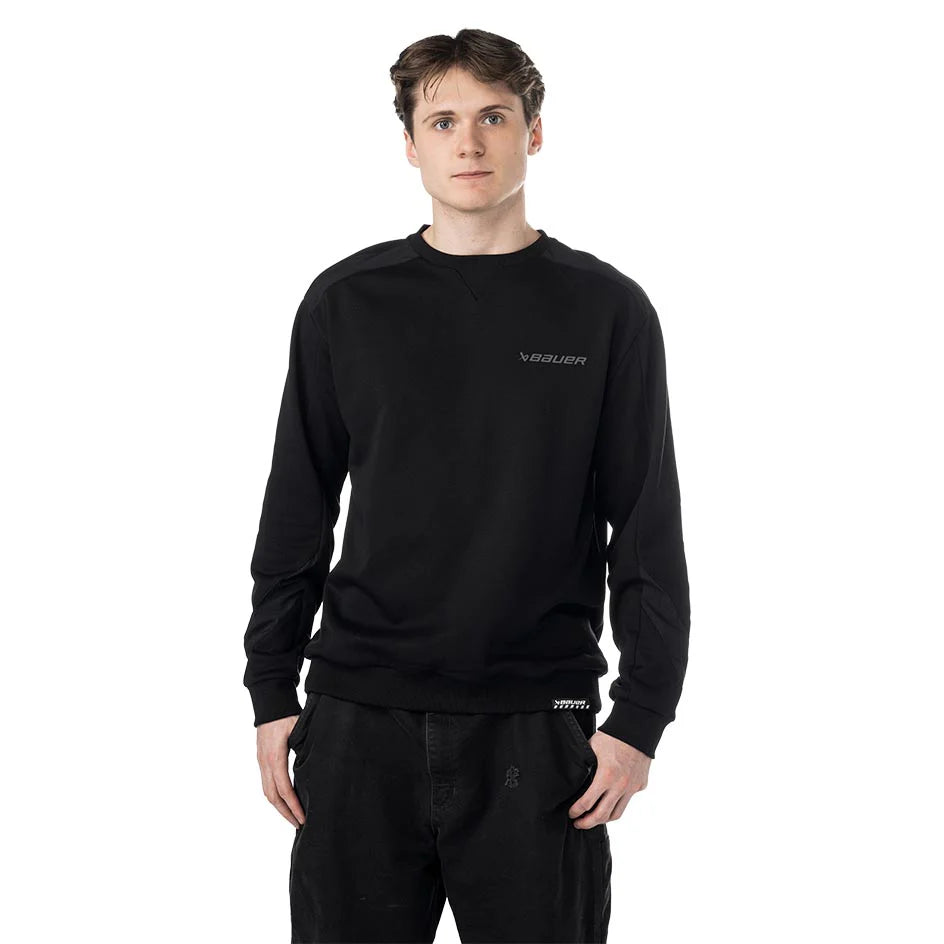 Bauer Knit Woven Crew