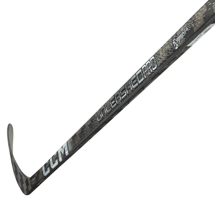 CCM Ribcor Trigger Unleashed Pro Black/Silver Composite Hockey Stick