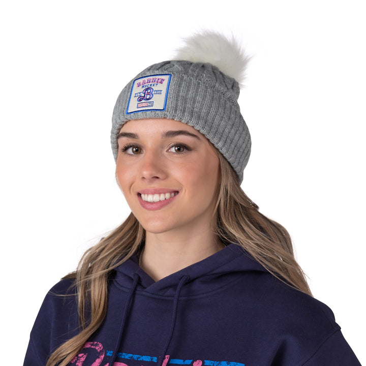 CCM X Barbie Pom Knit Athletic Grey