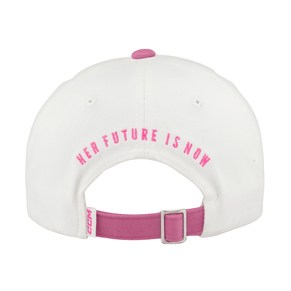 CCM X Barbie Cap Adjustable White