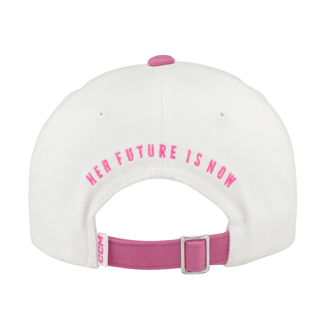 CCM X Barbie Cap Adjustable White