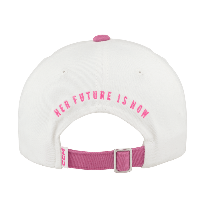 CCM X Barbie Cap Adjustable White