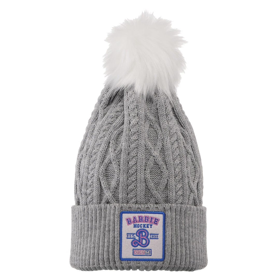CCM X Barbie Pom Knit Athletic Grey