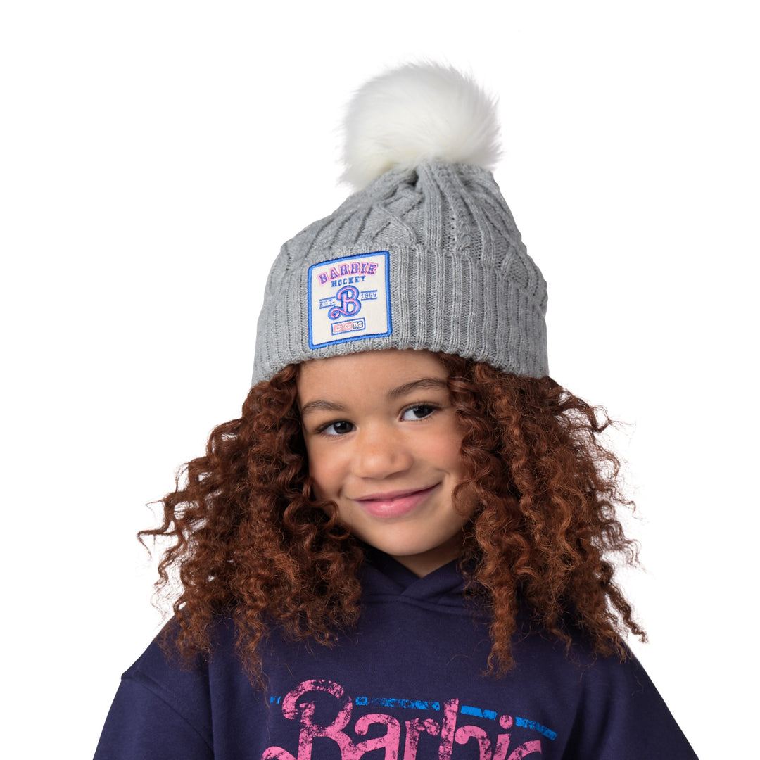 CCM X Barbie Pom Knit Athletic Grey
