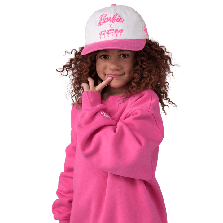 CCM X Barbie Cap Adjustable White