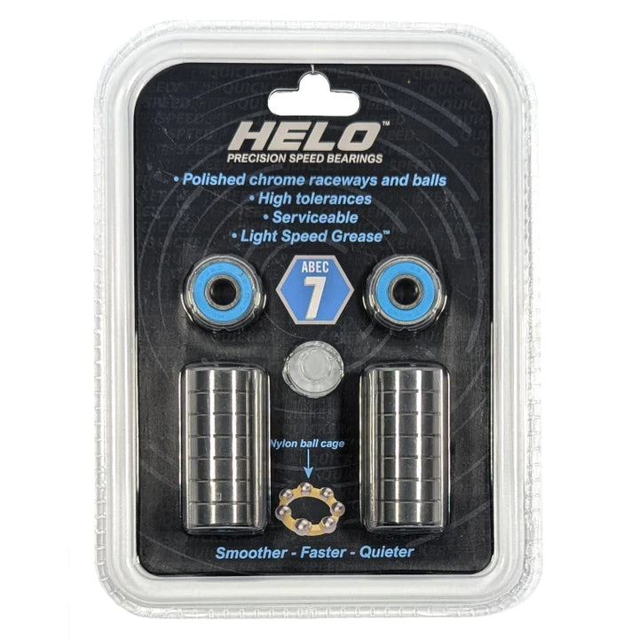 Helo Abec 7 Bearings - 16 Pack