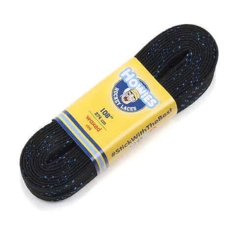 Howies Black Waxed Hockey Laces