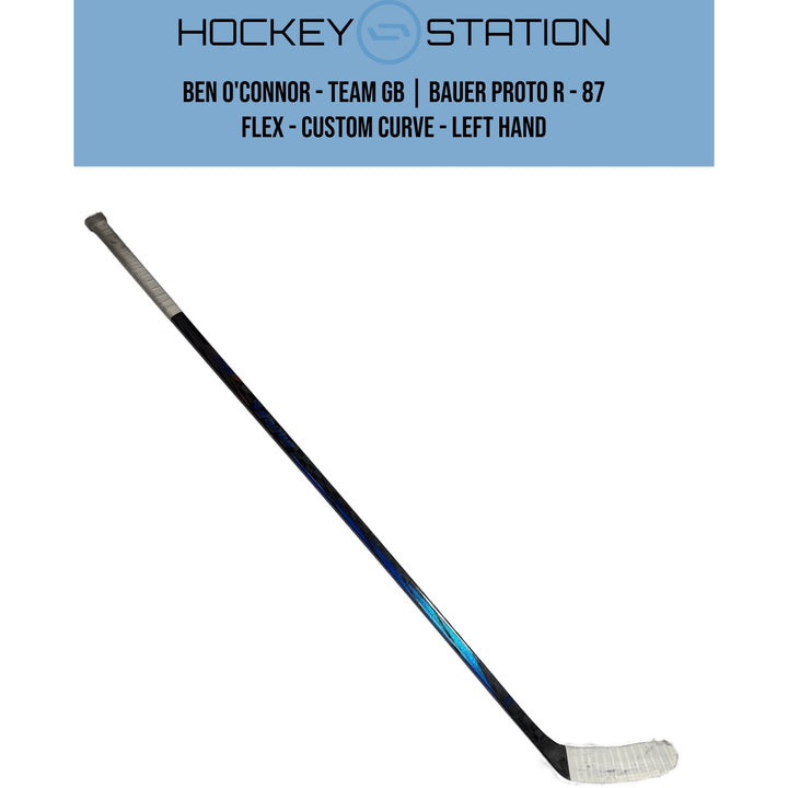 Ben O'Connor - Team GB | Bauer Proto R - 87 Flex - Custom Curve - Left Hand