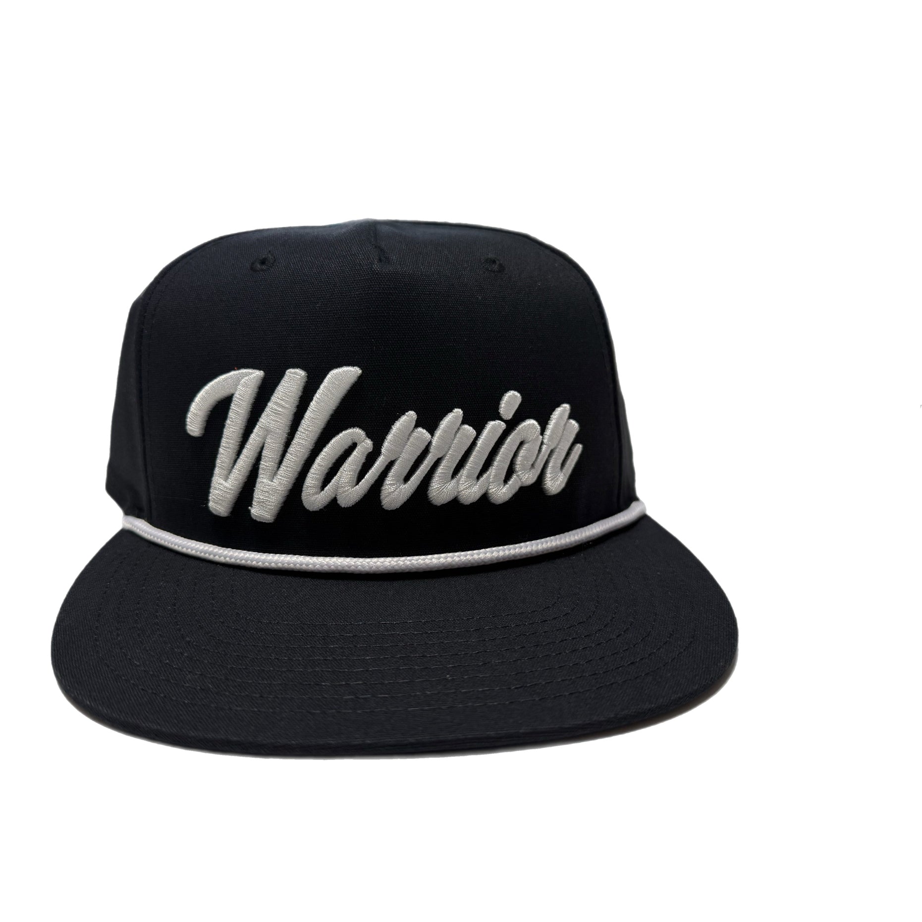 Warrior Script Rope Snapback - Senior / Black