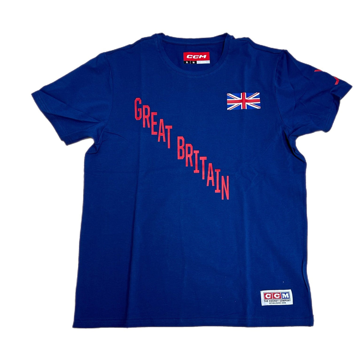 CCM Great Britain Hockey Navy Tee Shirt