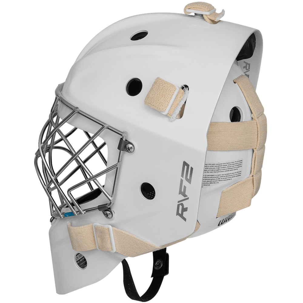 Warrior Ritual R/F2 E Certified Cat Eye Cage Goalie Mask
