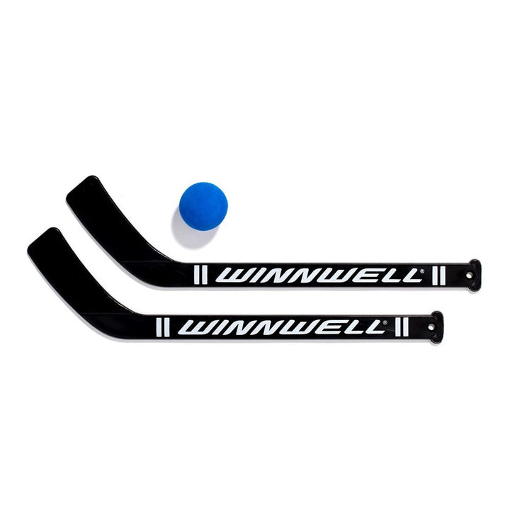 Winnwell Hockey Collapsible PVC Mini Net & Target W/2 Sticks, Ball & Case