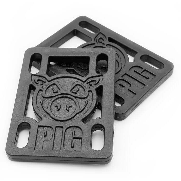 PIG Piles Hard Risers 1/4 Black (Pair)