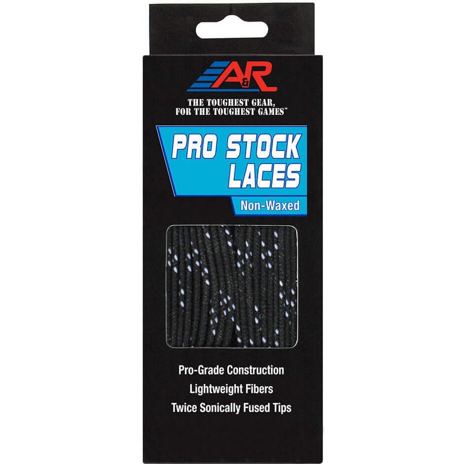 A&R Pro Stock Black Non-Waxed Laces