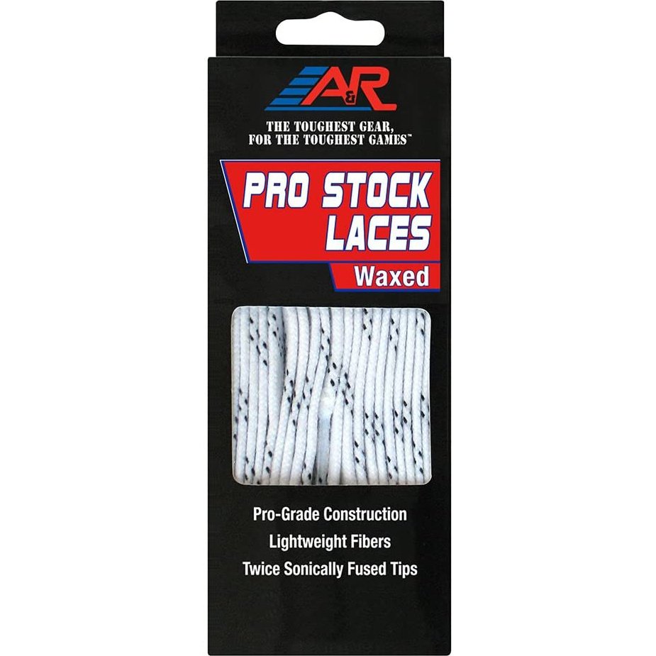 A&R Pro Stock White Waxed Laces