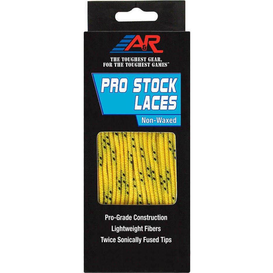 A&R Pro Stock Yellow Non-Waxed Laces