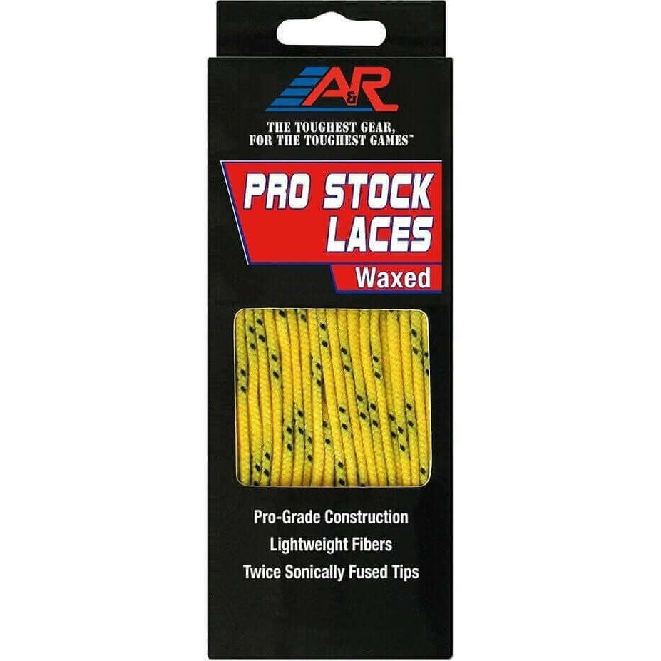 A&R Pro Stock Yellow Waxed Laces