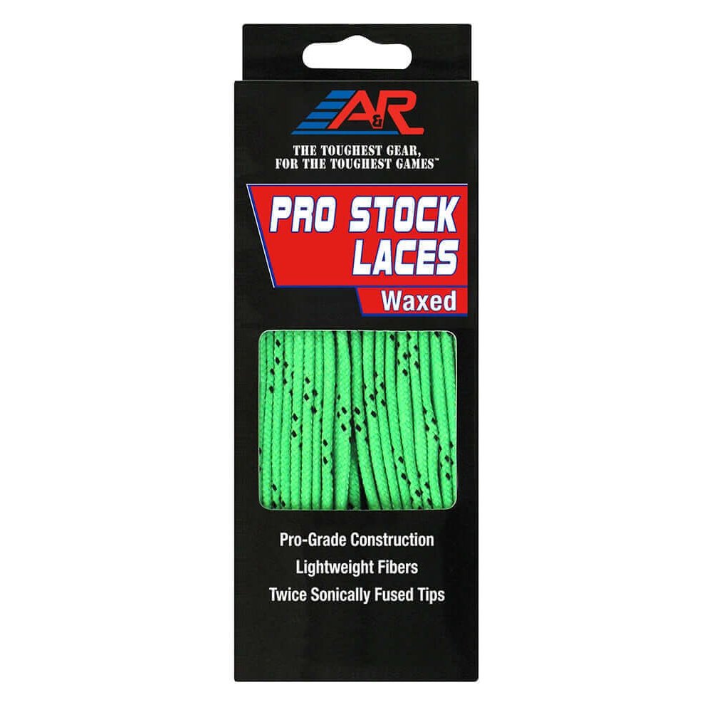 A&R Pro Stock Lime Waxed Laces