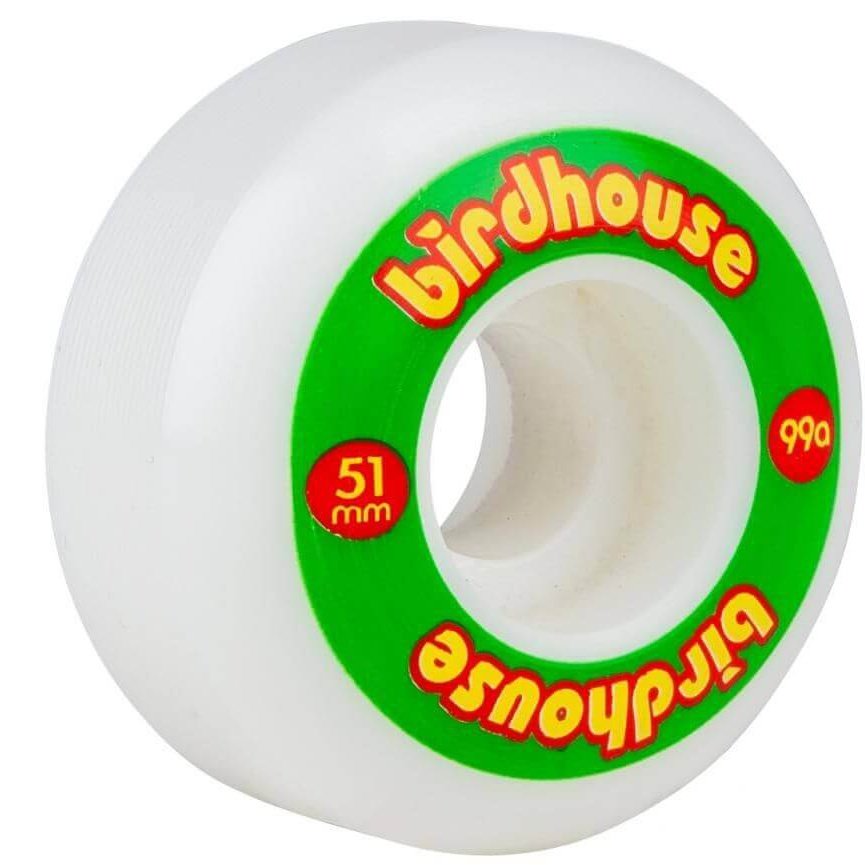 Birdhouse Logo Rasta Wheels 51mm 99a 4 Pack