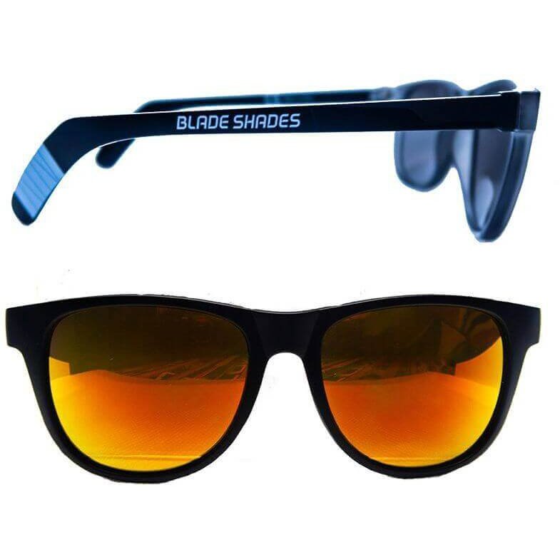 Blade Shades Blackeye Black/Red Mirror Finish Sunglasses