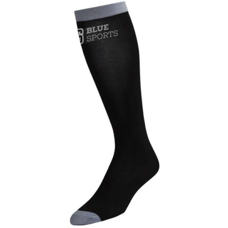 Blue Sports Pro-Skin Black Socks - Junior