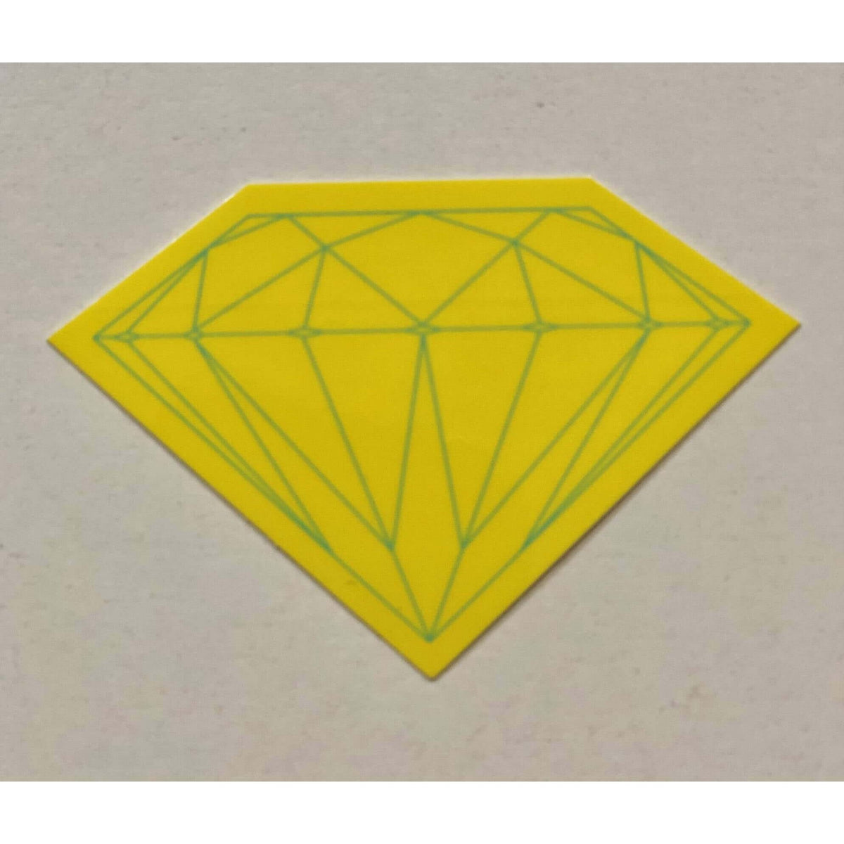 Diamond Supply Co Brilliant Sticker Yellow