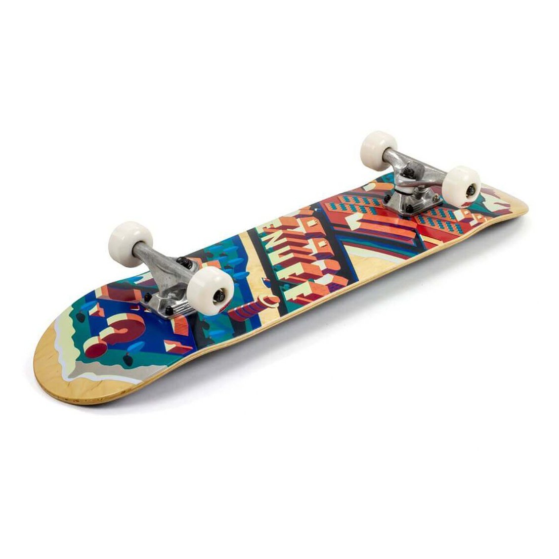 Enuff Isotown Natural Complete Skateboard 7.75"
