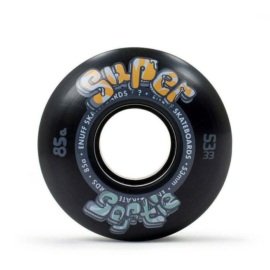 Enuff Super Softie 85a 58mm Black Wheels 4 Pack