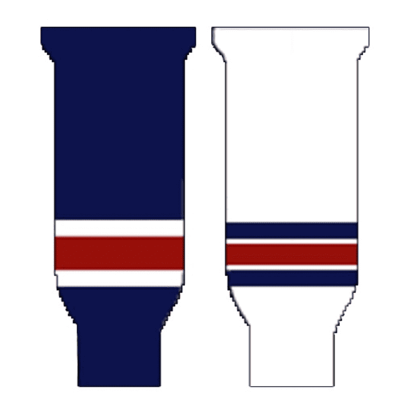 New York Rangers Knitted Hockey Socks - Junior