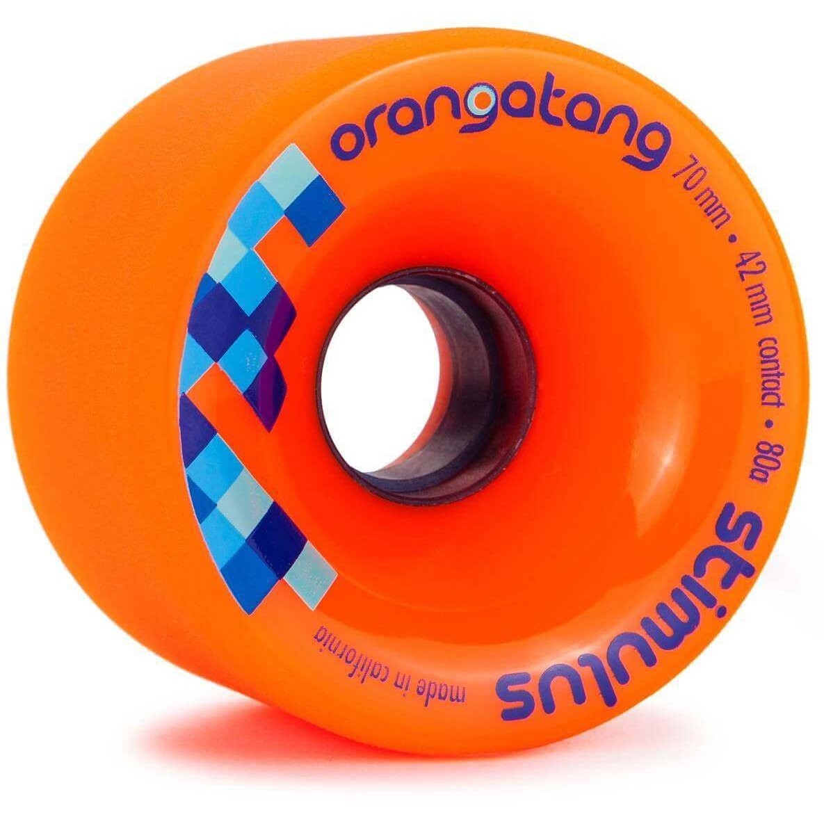 Orangatang Stimulus Orange 70mm 80a Longboard Wheels