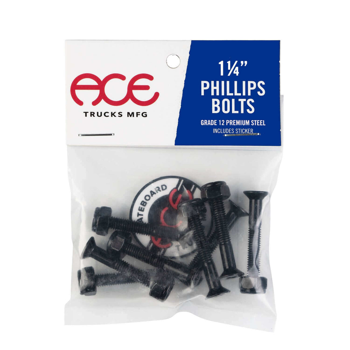 Ace 1 1/4" Phillips Bolts