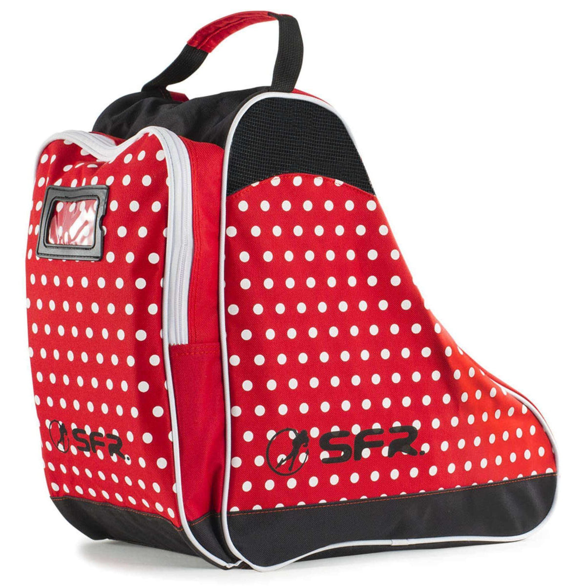 SFR Ice & Skate Carry Bag Red - Red Polka