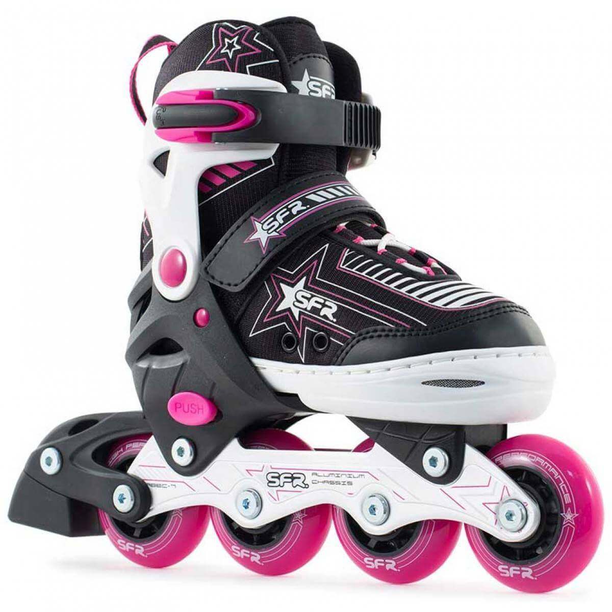 SFR Pulsar Pink Adjustable Inline Skates