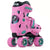 SFR Storm IV Pink/Green Adjustable Quad Skates