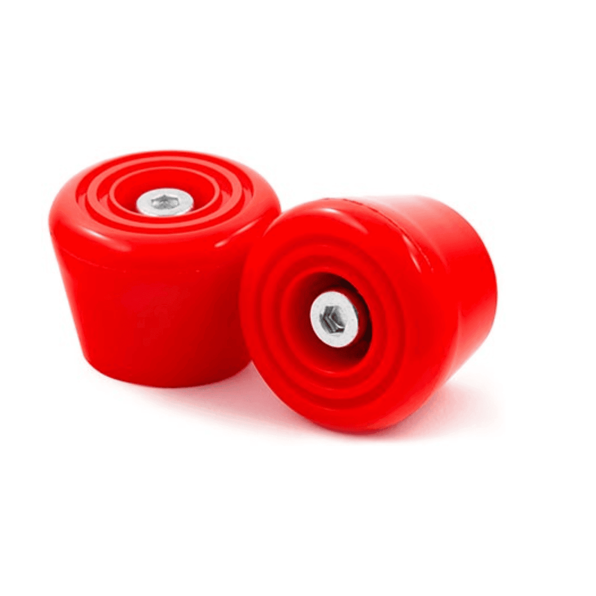 Rio Roller Toe Stops with Bolts X 2 - Red